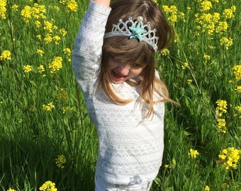 Mermaid Princess Crown- Sea Star Mermaid Crown-Mermaid's Tiara-Princess Crown-Childrens Crown