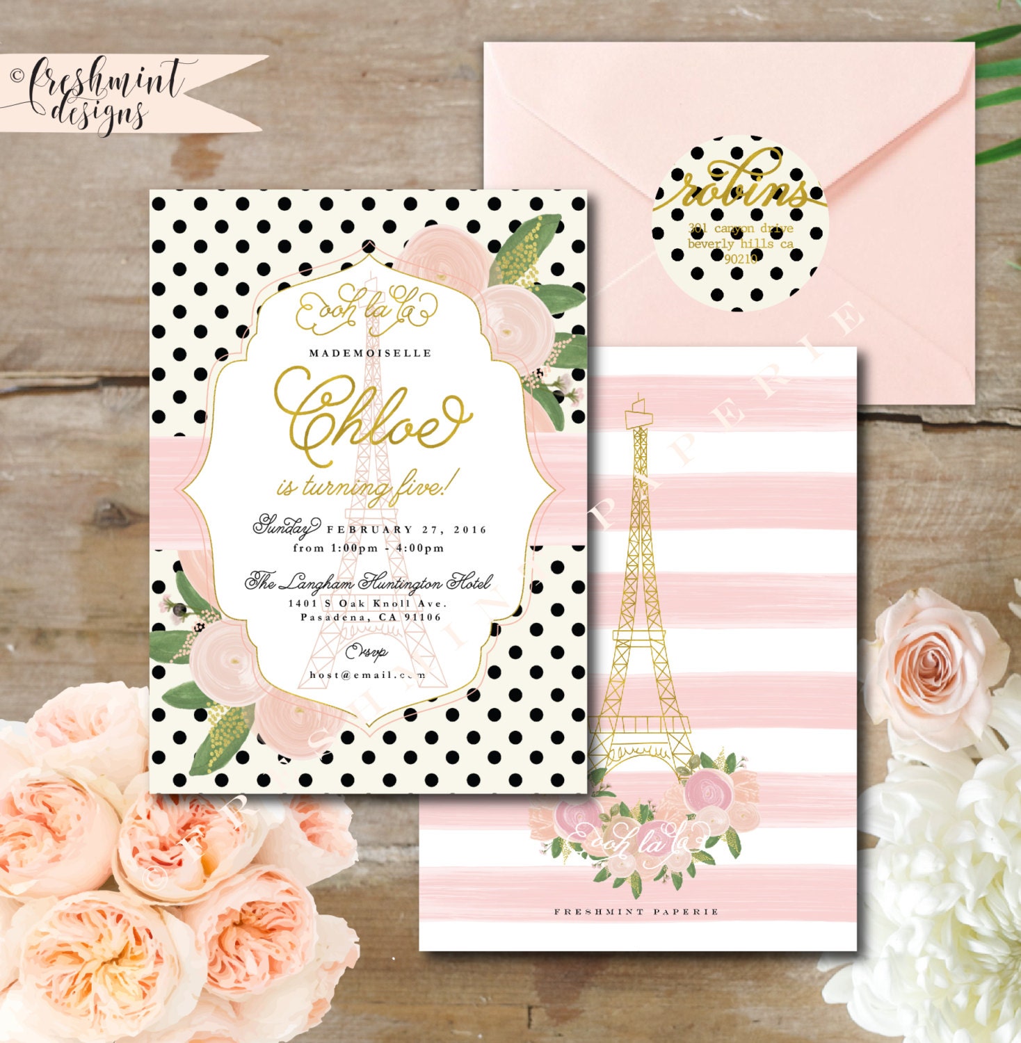 Printable invitations french invitation birthday