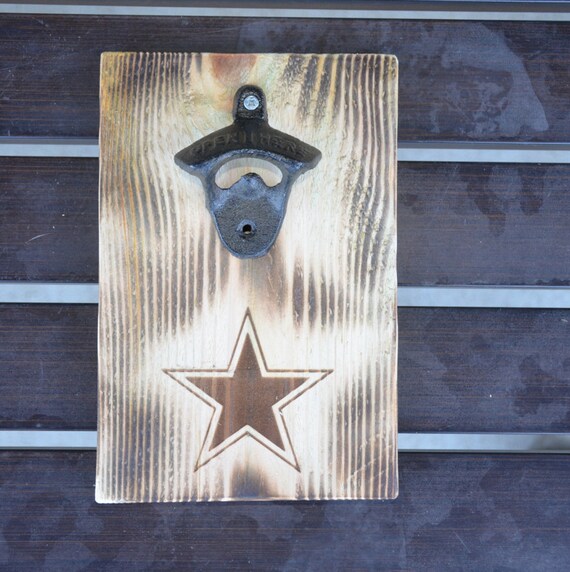 Dallas Cowboys Bottle Opener by CustomLaserArt on Etsy