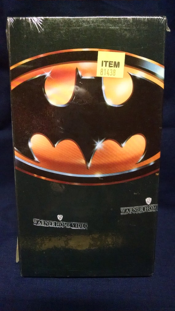 Batman VHS 1989 Dc Comics The Joker Comic Book Movie Tim