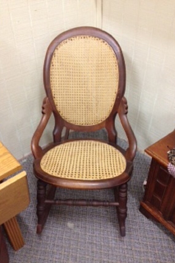 Antique Victorian Sewing Rocker by AnniesFarmhouseCreat on Etsy