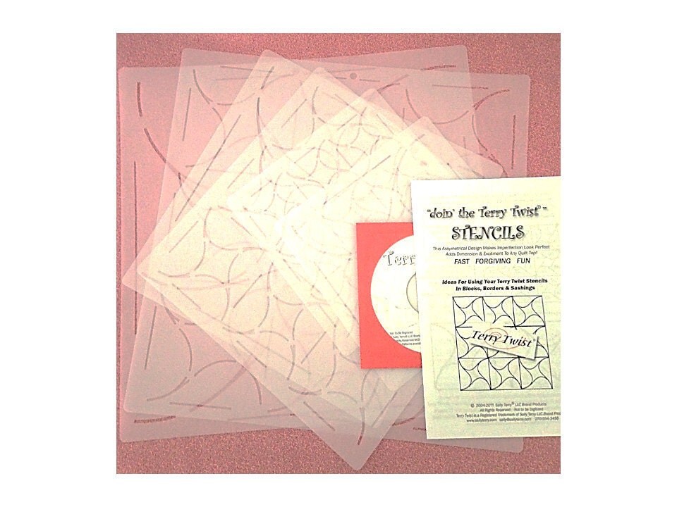 Machine Quilting Stencils Set 6 Sizes Quilting Designs