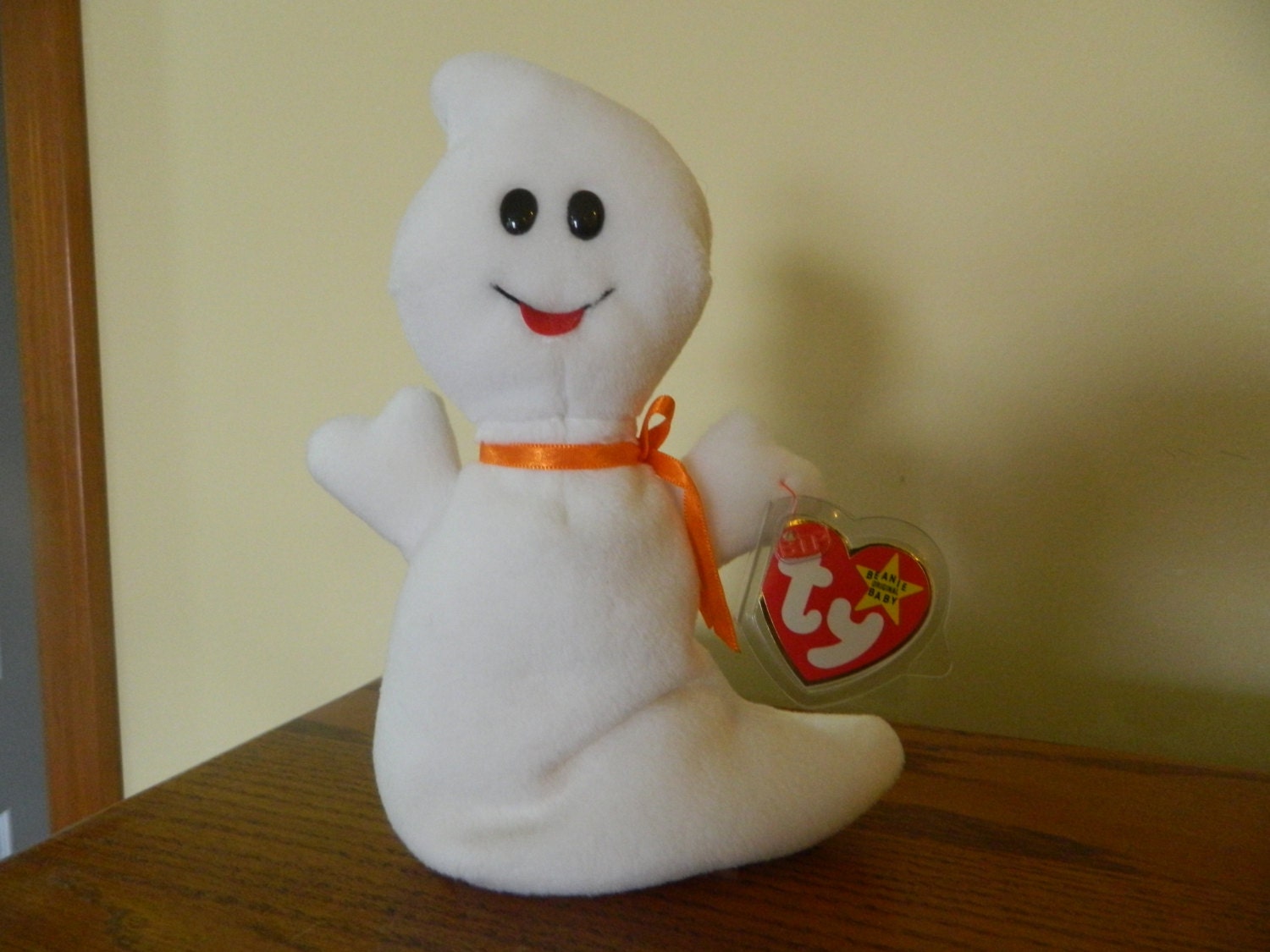 TY Ghost Beanie Baby Ghost J by cousinscollectables on Etsy