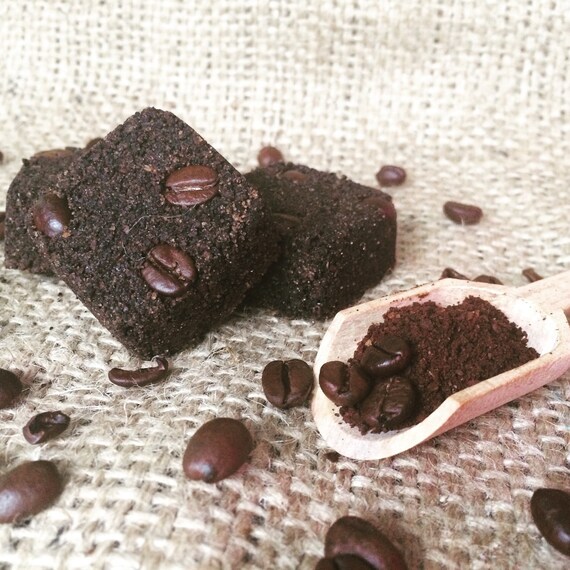 Items similar to Coffee Bar Sugar Scrub, Hard Sugar Bar, Coffee Sugar Cubes, Exfoliating Bar, 24