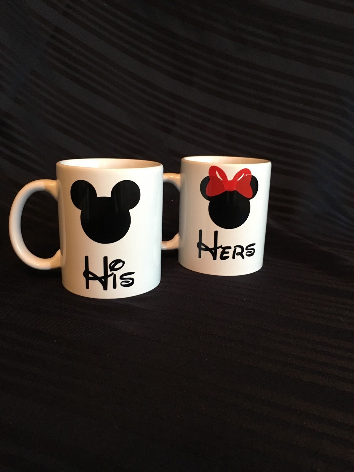 Mickey And Minnie His And Hers Mugs Couples Mugs Set Of 2 3827