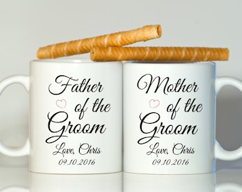 Parents of the groom gift-Father of the groom gift-Mother of the groom gift-Gift from groom-Wedding gift parents-Custom wedding gift-Groom