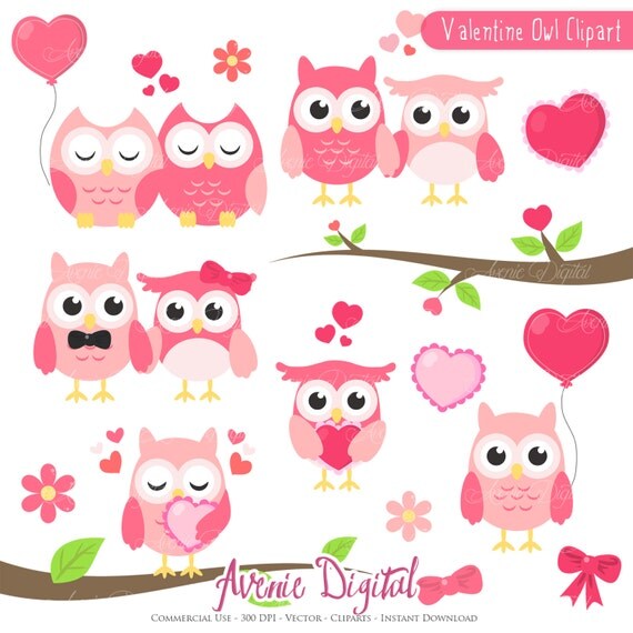 valentine owl clip art free - photo #45