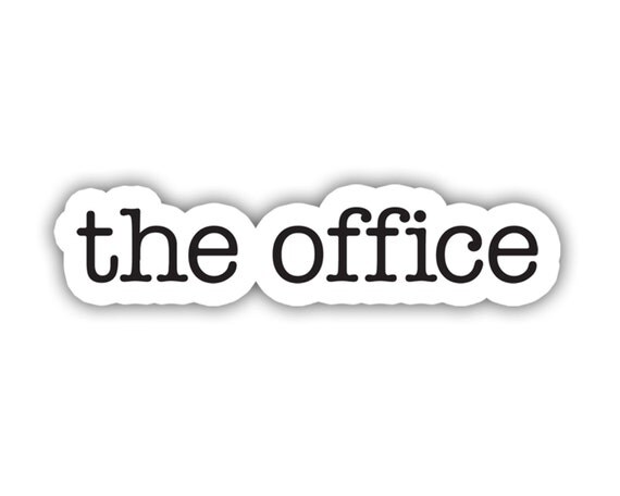 The Office Inspired Logo Tv Show Vinyl Decal Sticker from ...