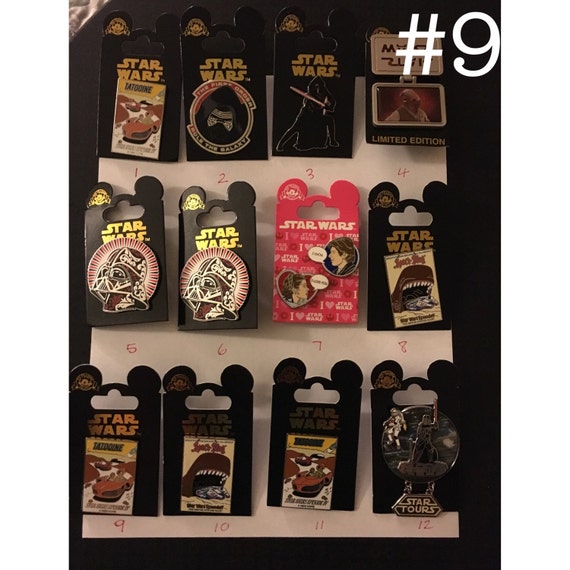 Disney pins all new star wars sold individually