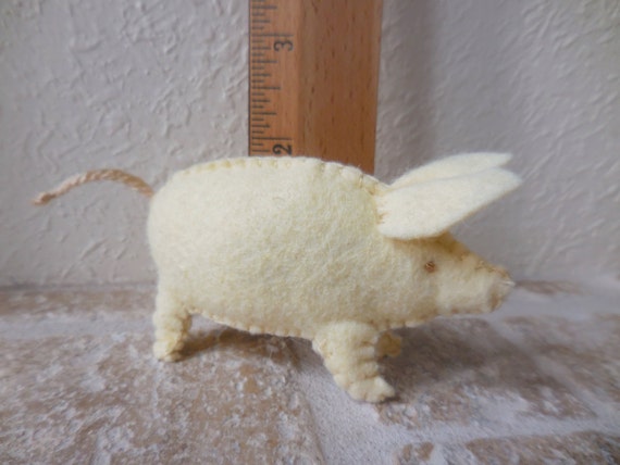 small stuffed pig