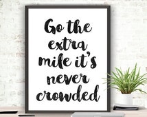 Popular items for extra mile on Etsy