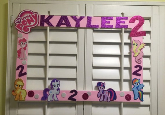 My little pony photo booth frame