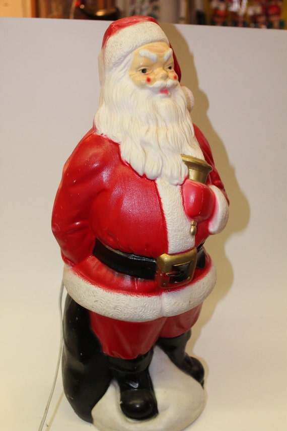 vintage santa lawn ornament