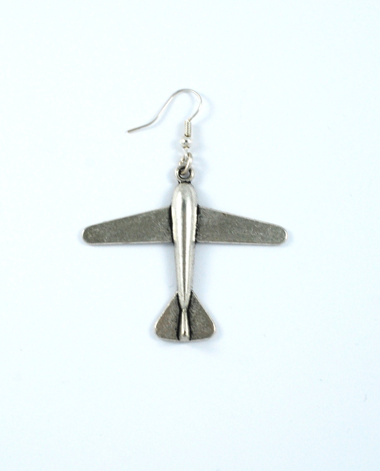 Aircraft earring in metal airplane earring plane earrings