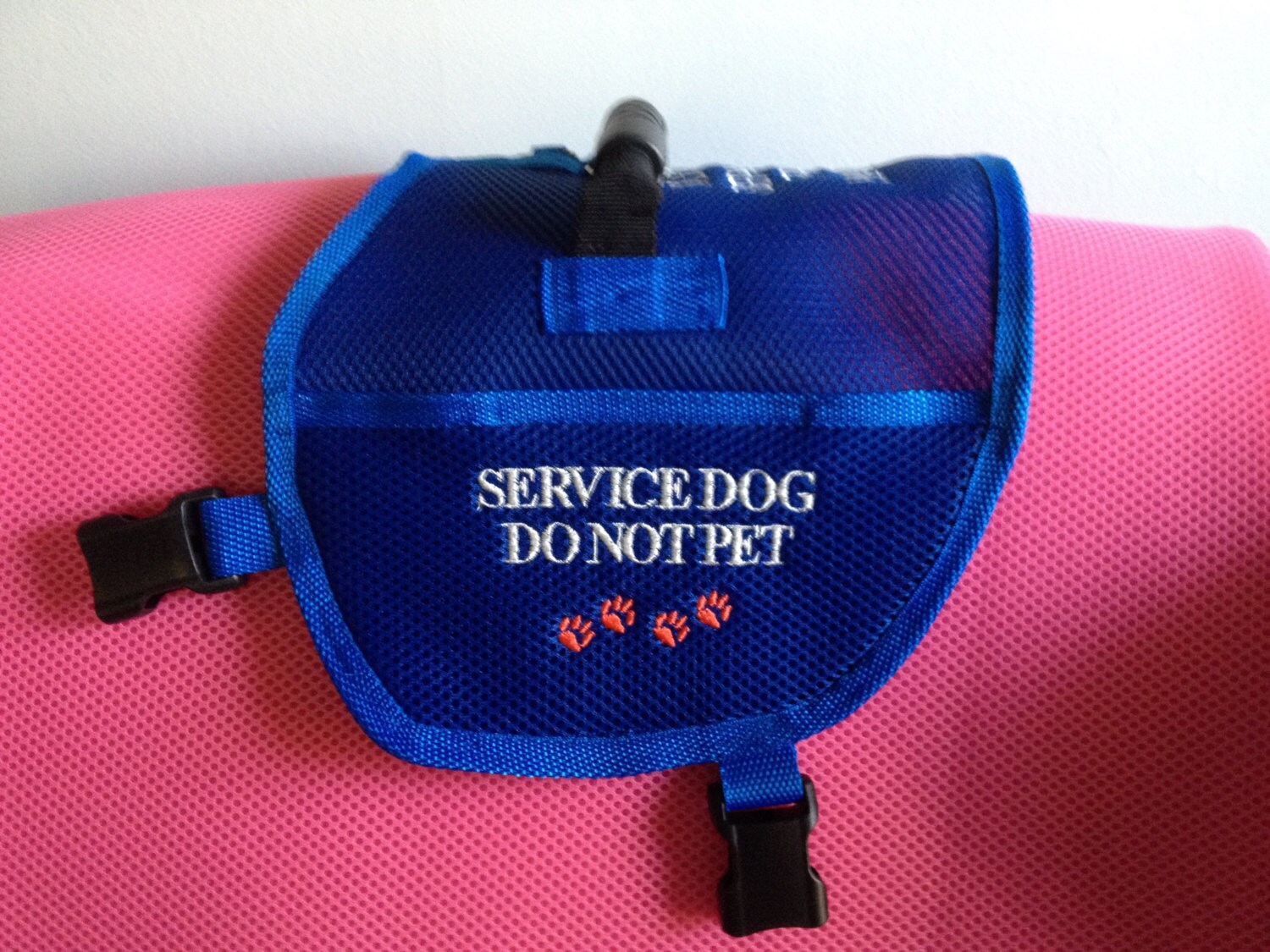Service Dog Vest Handle 2 pockets 3 Large by SewServiceDogs