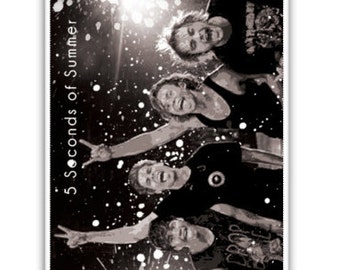 5SOS Paint Splatter iPhone Cases