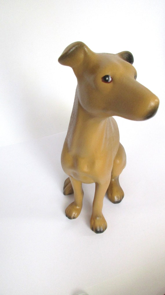 vintage ceramic dog figurine