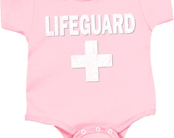Distressed Lifeguard Baby Onesie DLIFEGUARD-4438