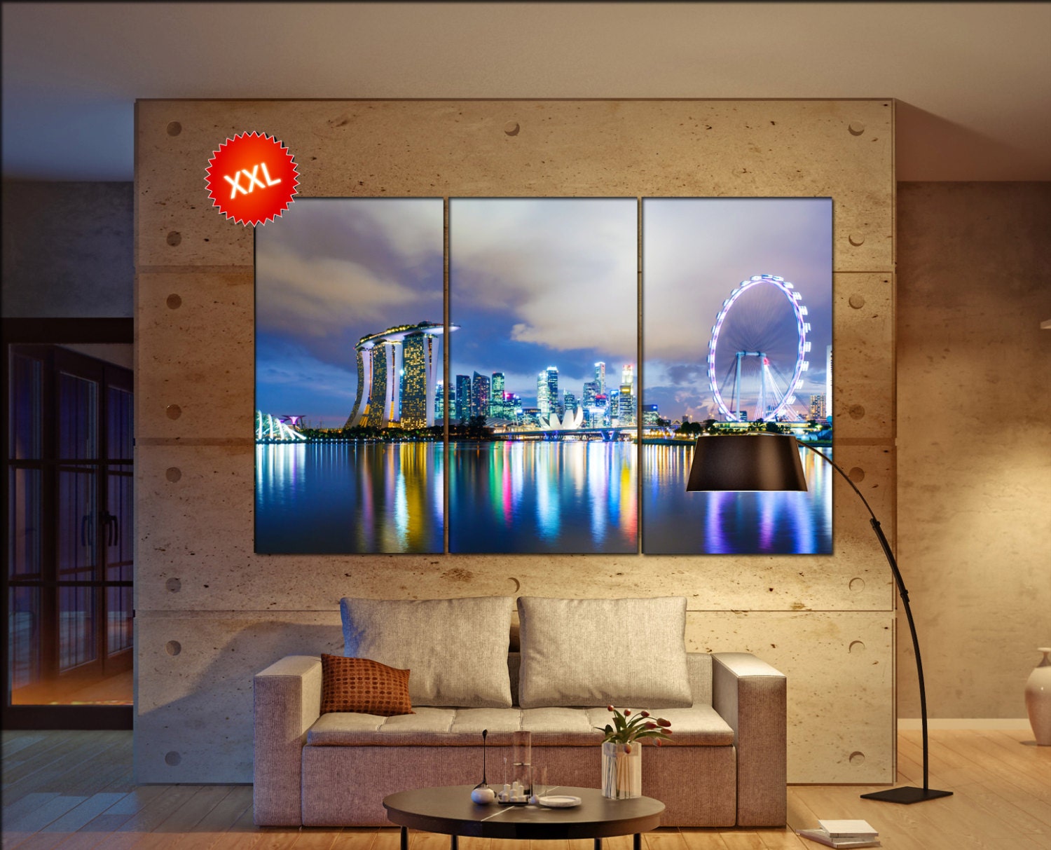 Singapore canvas art prints large wall art canvas print