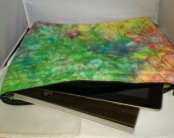 Quilted Padded Zippered Organizer Laptop Table Folder