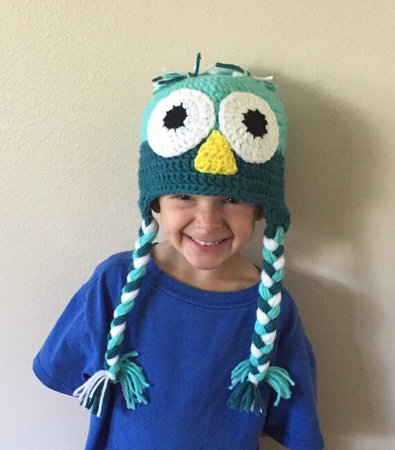 Items Similar To Owl Hat Kids Owl Hat Teal Owl Kids Fashion Child   Il 570xN.1055807241 9cpr 