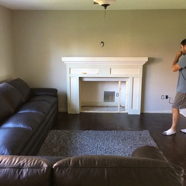 Fireplace Mantel. Unfinished