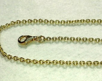 14k yellow gold hand made necklace 11.2gr