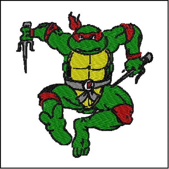 Ninja Turtle Embroidery Design