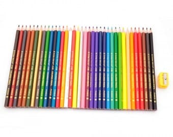 36 Classic Colors Wooden Art Drawing Pencils Set ....Free Shipping in US!