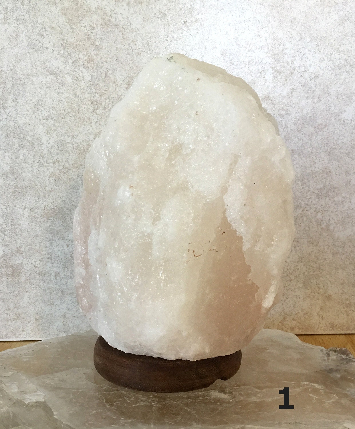 Himalayan Salt Lamp Large White Salt Lamp by NewEarthGiftAndBeads