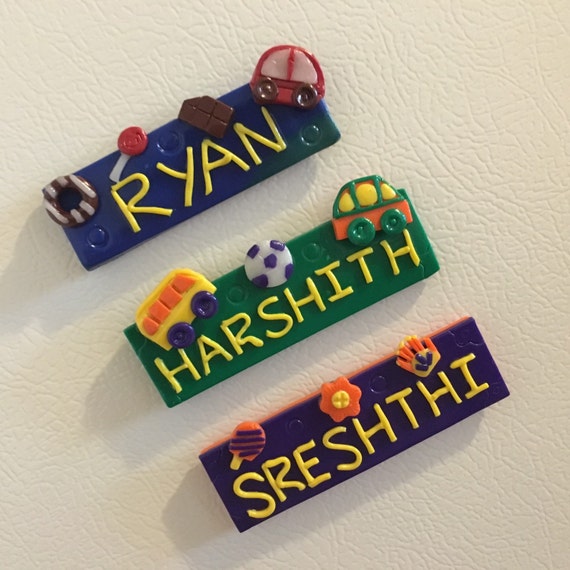 Items Similar To Personalized Name Fridge Magnets On Etsy