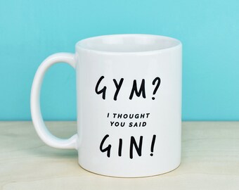 Grindstore Palestra? I Thought You Said Gin Targa in Metallo, Multicolore, 30.5 x 40.7 cm