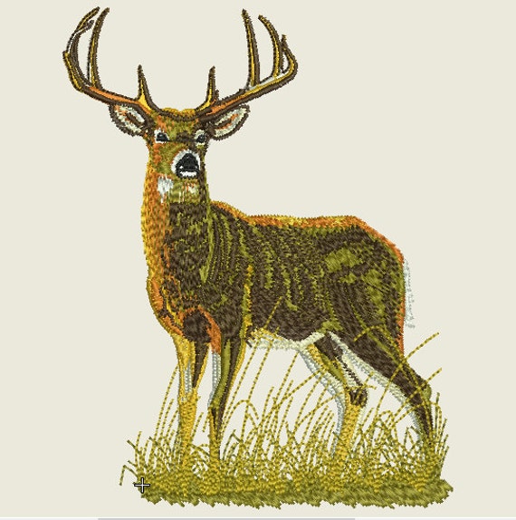 Big Buck Embroidery Design by Sx3Embroidery on Etsy