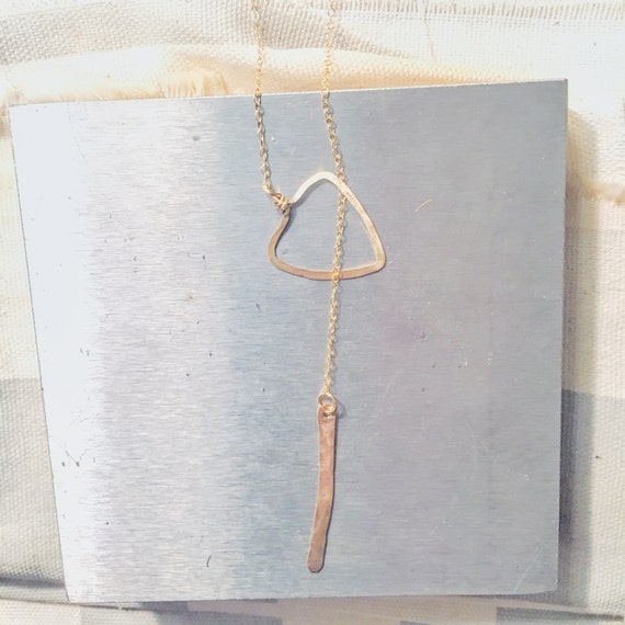 14K Gold Filled Loop Through Necklace