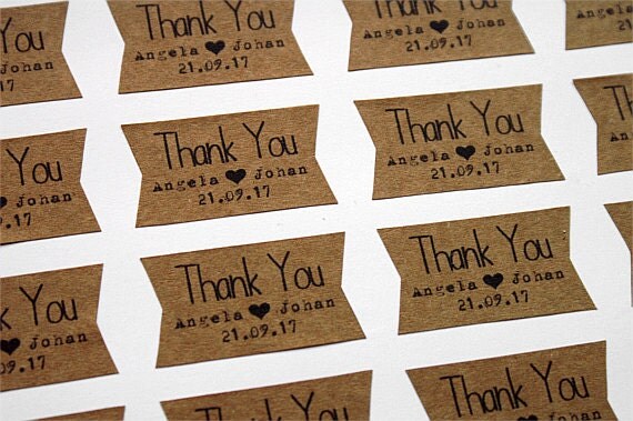 thank you stickers personalized thank you stickers wedding