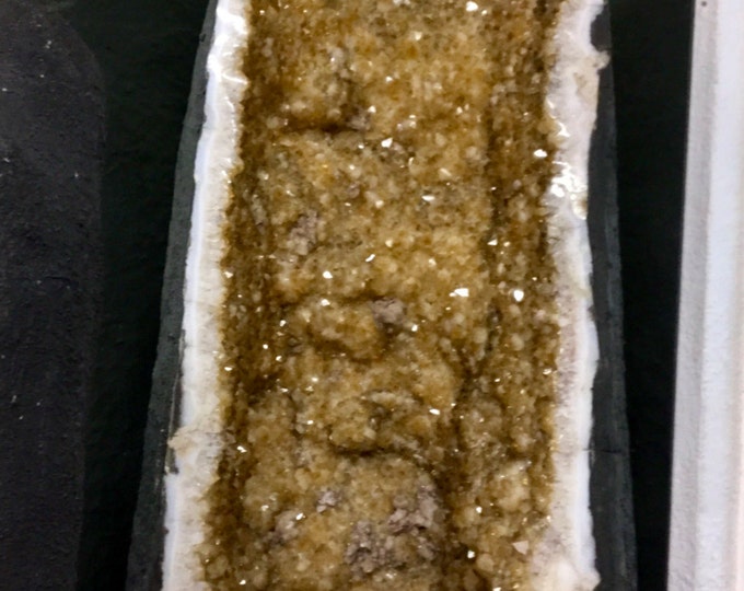 Citrine Geode from Brazil 36 Inch Tall 260 LBS Christmas Gift \ Healing Crystal \ Healing Stone \ Chakra \ Home Decor \ Manifestation \ RAW