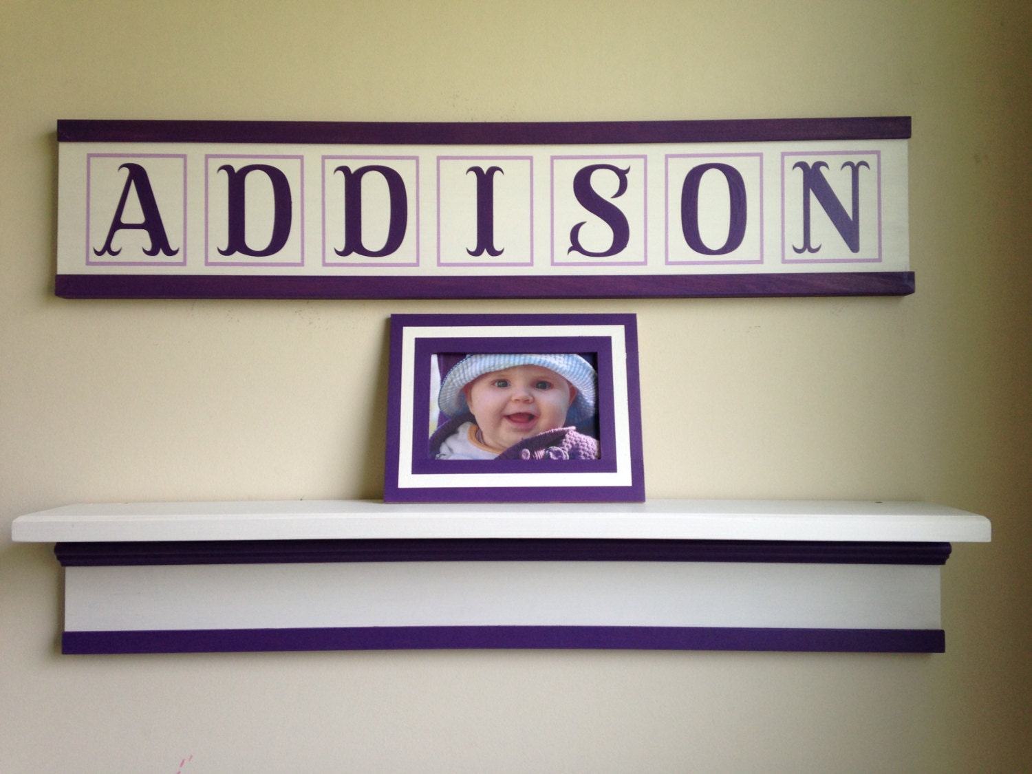 Personalized nursery name sign/child's name sign/custom