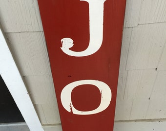 REVERSIBLE - outdoor sign - front porch sign - happy fall y'all - joy sign - christmas sign - fall sign - welcome sign -home sweet home