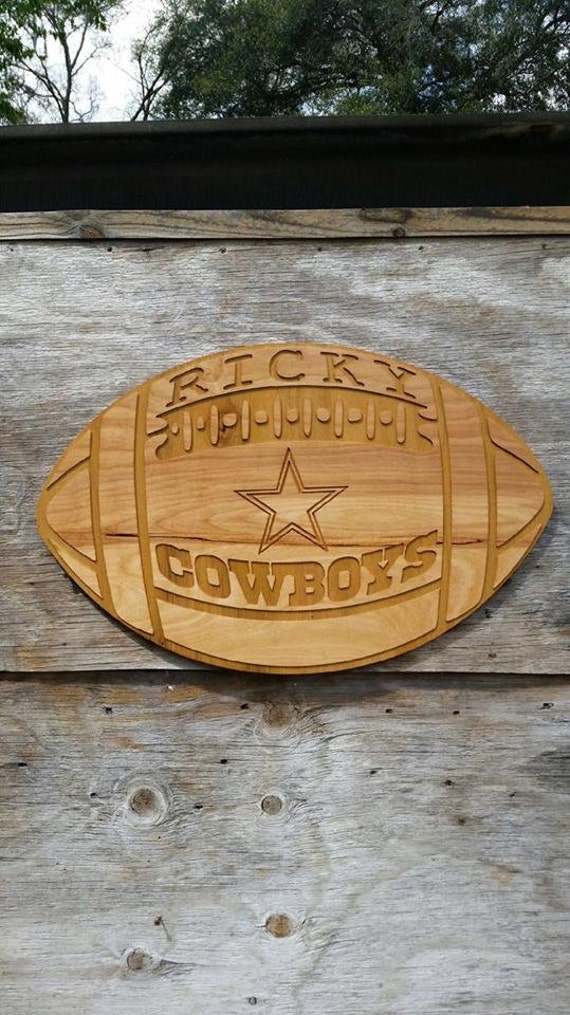Wooden Football Signs Personalized. by Southernkeeps on Etsy