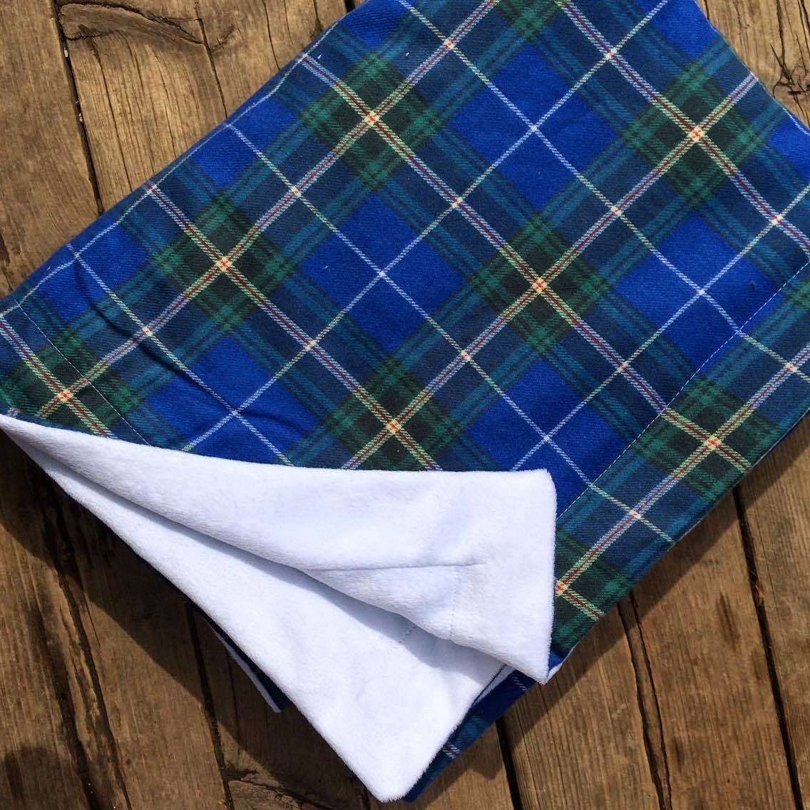 Nova Scotia Tartan Blanket Fuzzy Plaid by AxeAndBowApparel