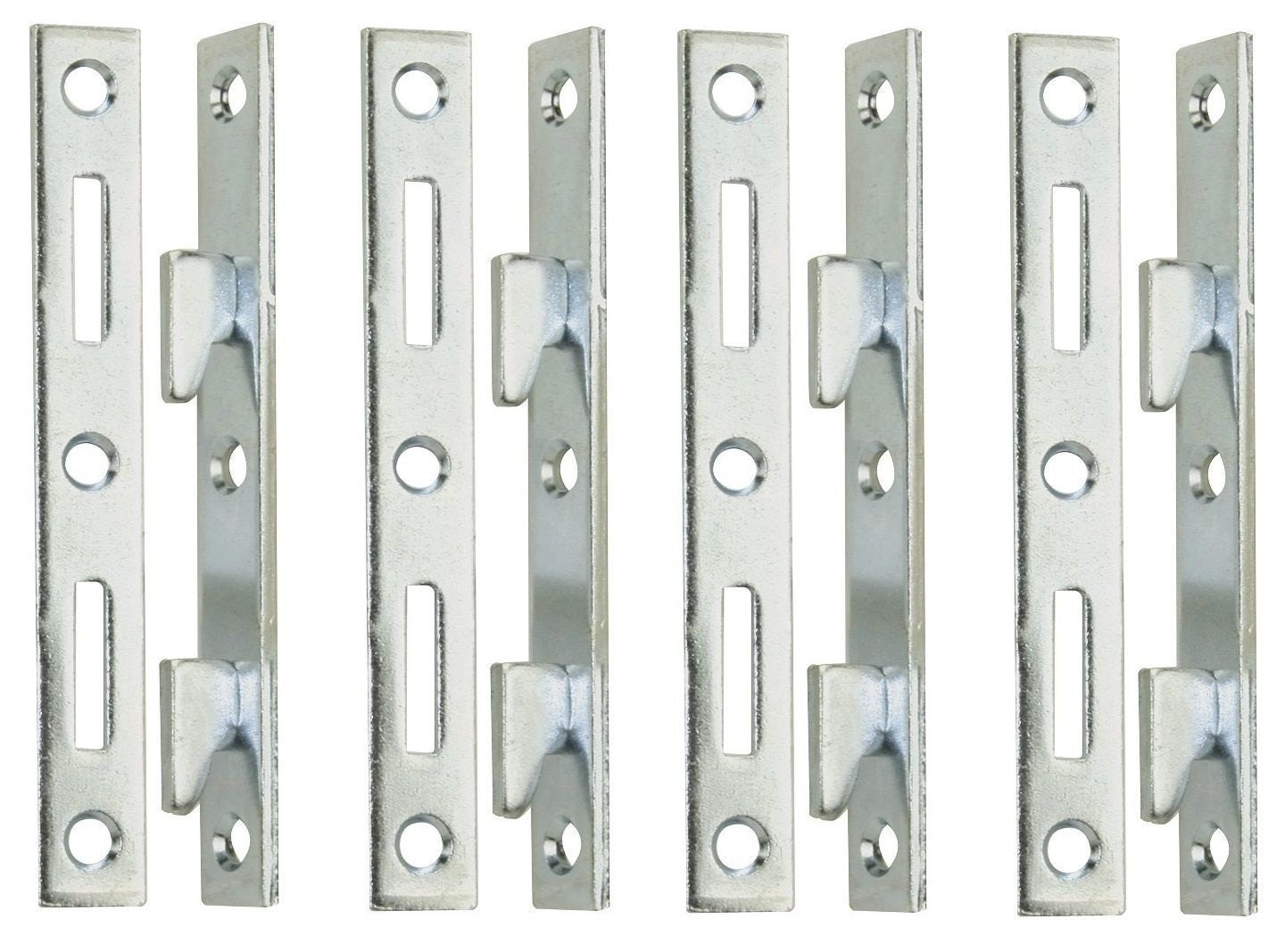 5 Wood Bed Rail Furniture Hook Zinc Metal Fasteners 4