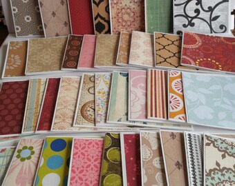 Mini note cards, Bulk mini note cards, Mini notecards variety, Assorted mini note cards, Bulk note cards, Set of 25 or 100, 3 x 3 cards