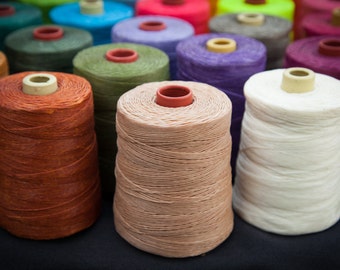 2 x 600m spools waxed cotton cord - Combine shipping! Dutchies Delights