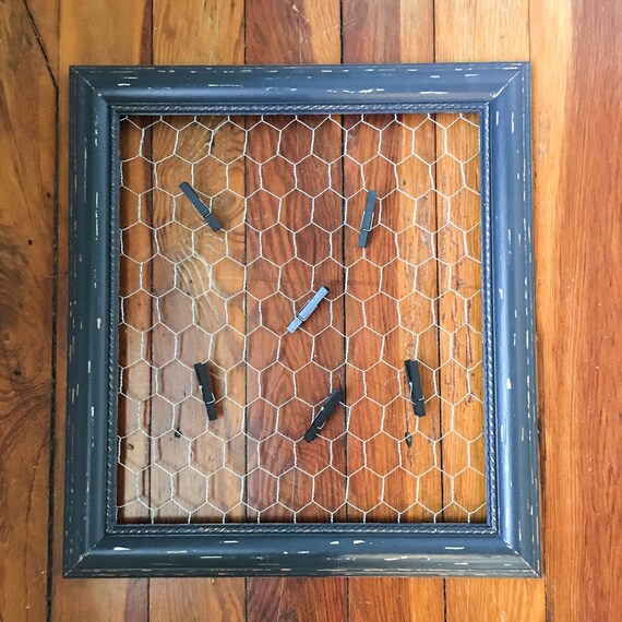 Chicken wire frame earring holder jewelry organizer