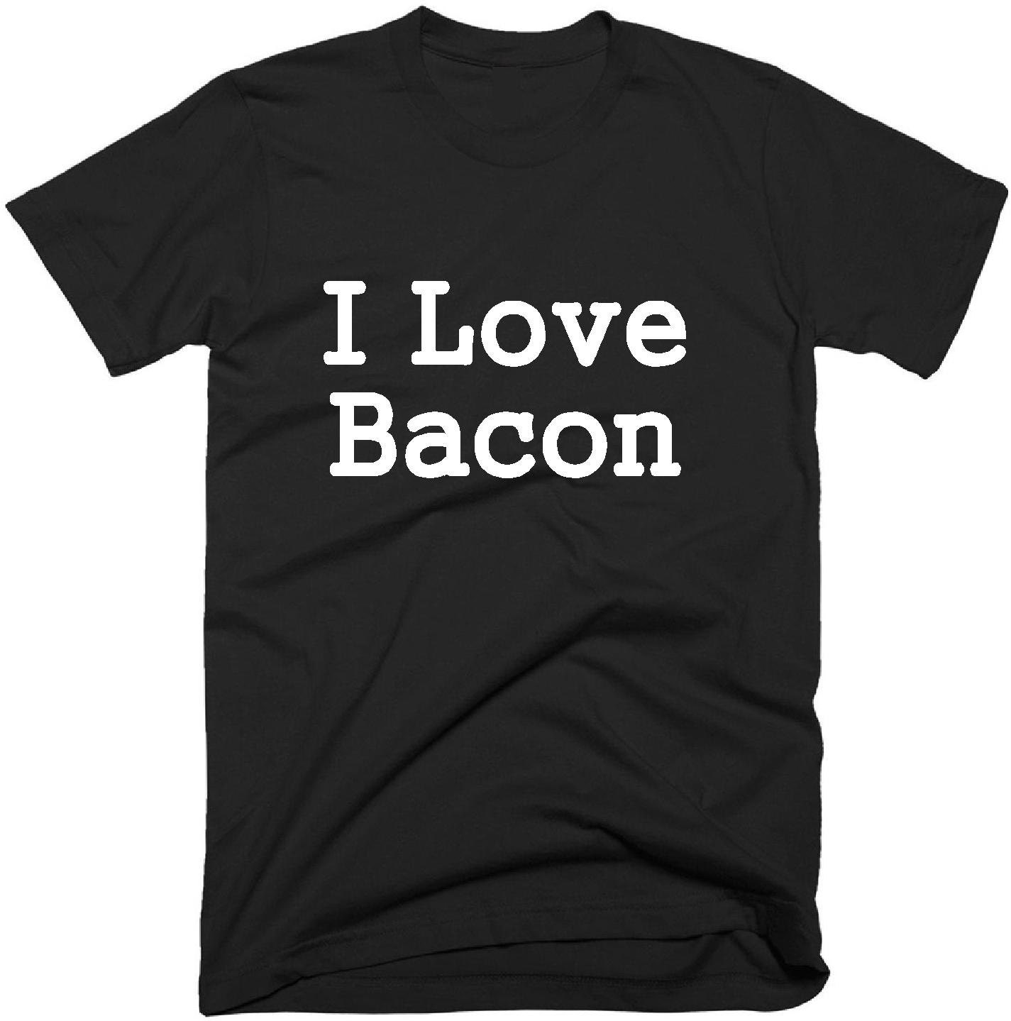 I Love Bacon TShirt Funny Bacon T-Shirt T Shirt in by QuirkyShirty