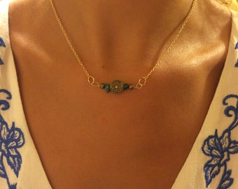 Bfb Jewelry - Mandala Letter Semi-Jewel Necklace main image 1