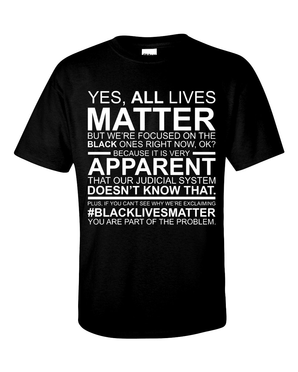 all lives matter t shirt uk