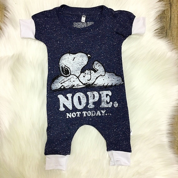 Snoopy Baby Romper Handmade Baby Clothes Baby Onesie