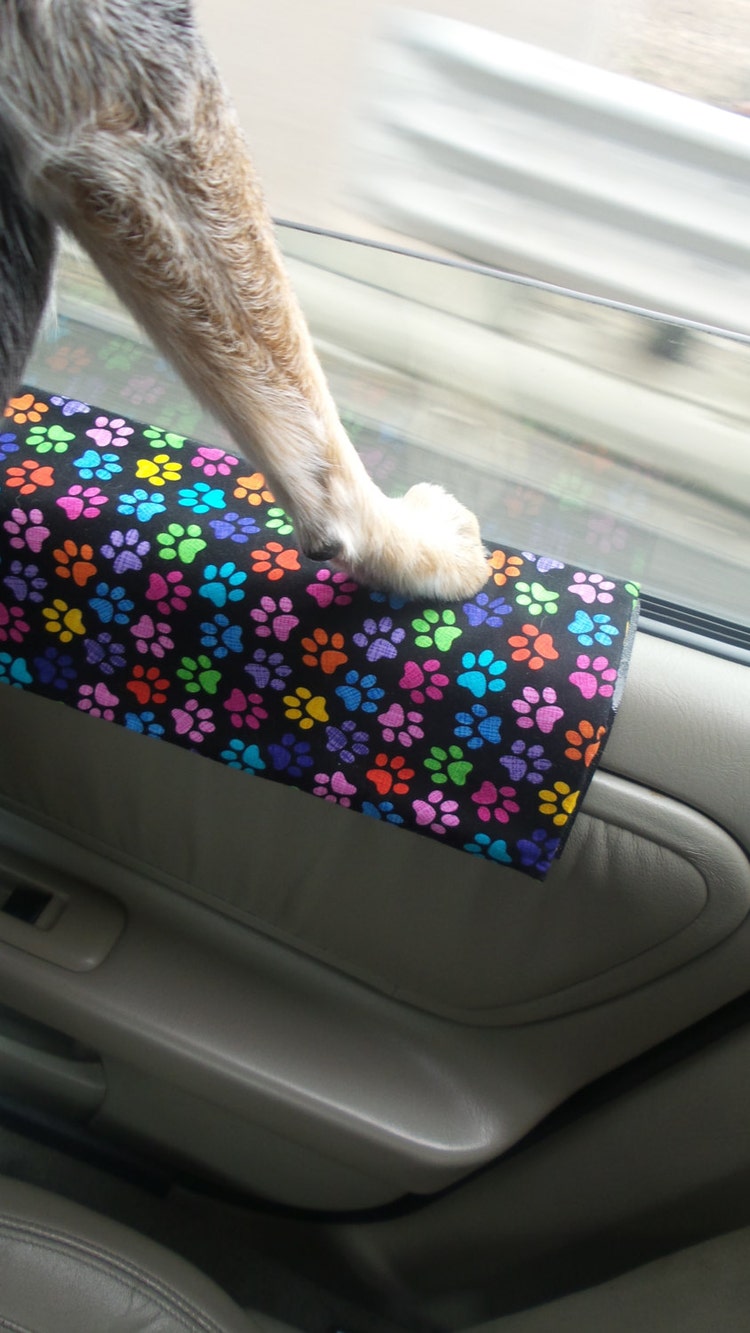 Dog Travel/ Car Door Protector from dog by RideAlongPaws on Etsy