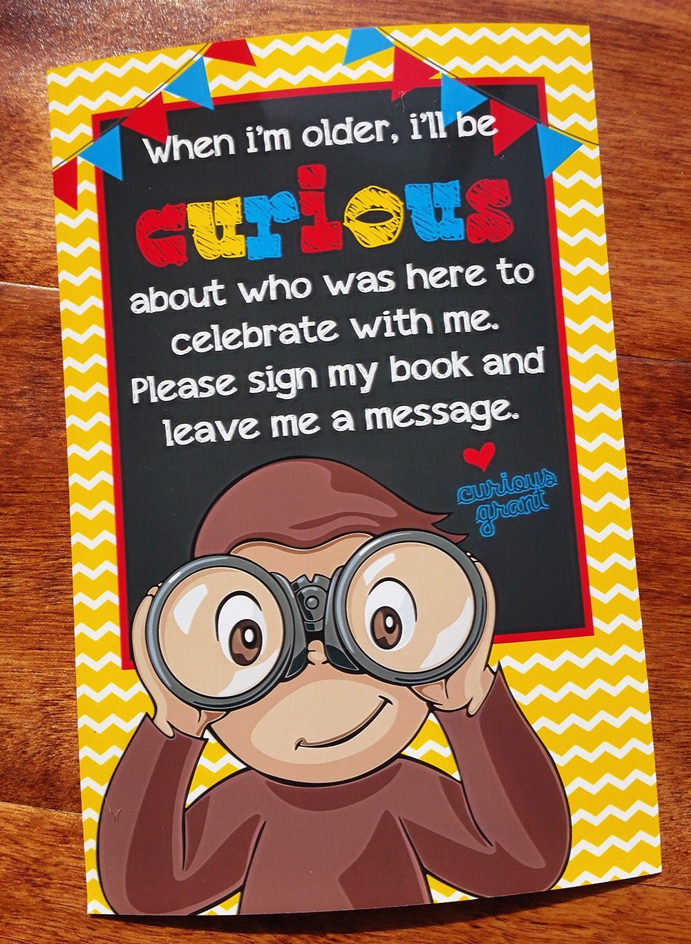 Excellent Curious George Birthday Card Minimalist Birthday Cards